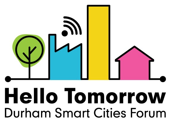 A picture of the Durham Hello Tomorrow logo