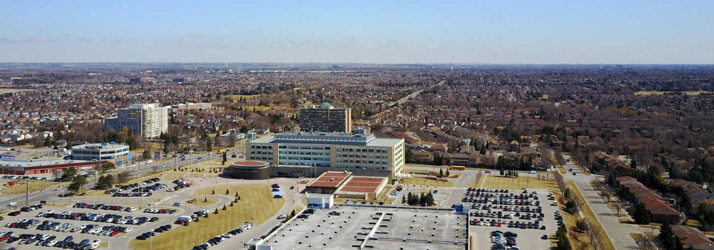 An aerial image of Regional Headquarters and surrounding areas.