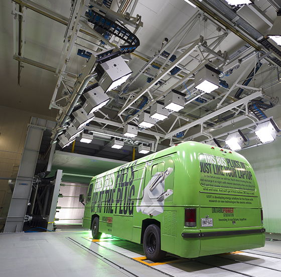 Electric Bus testing at ACE