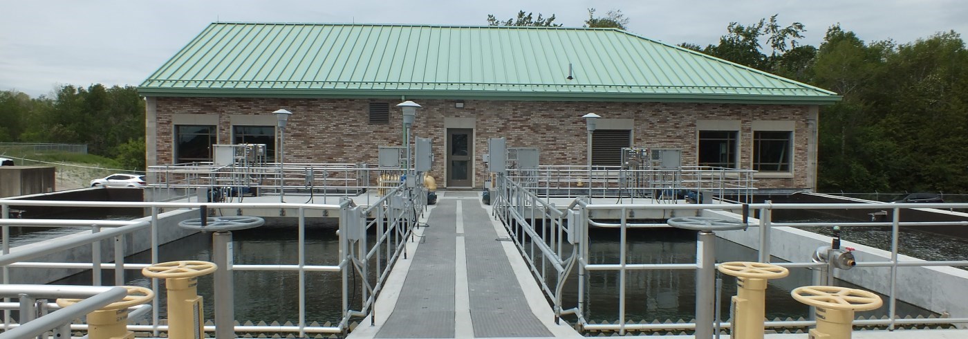 Exterior of Nonquon Water Pollution Control Plant