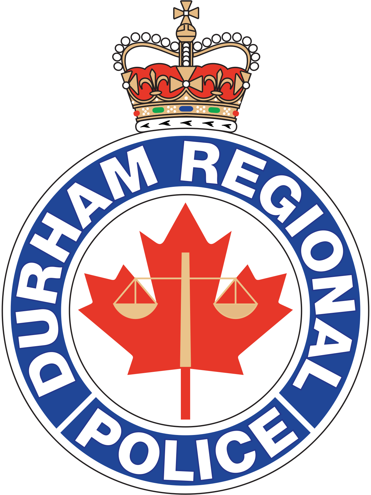 An image of the Durham Region Police Service logo