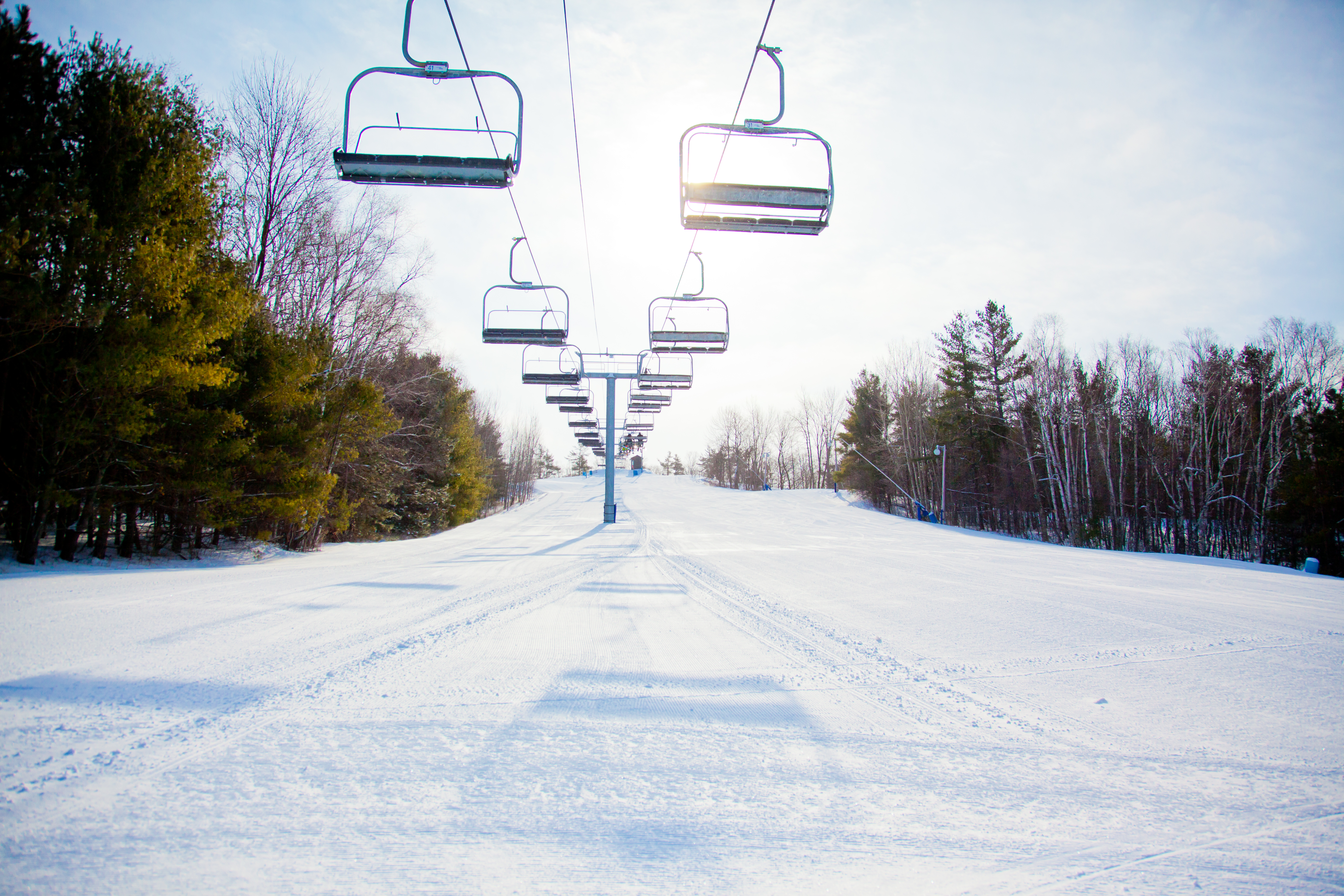 Chair lift at Dagmar Ski Resort