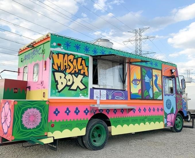 Food truck at Food Truck Corral in Oshawa