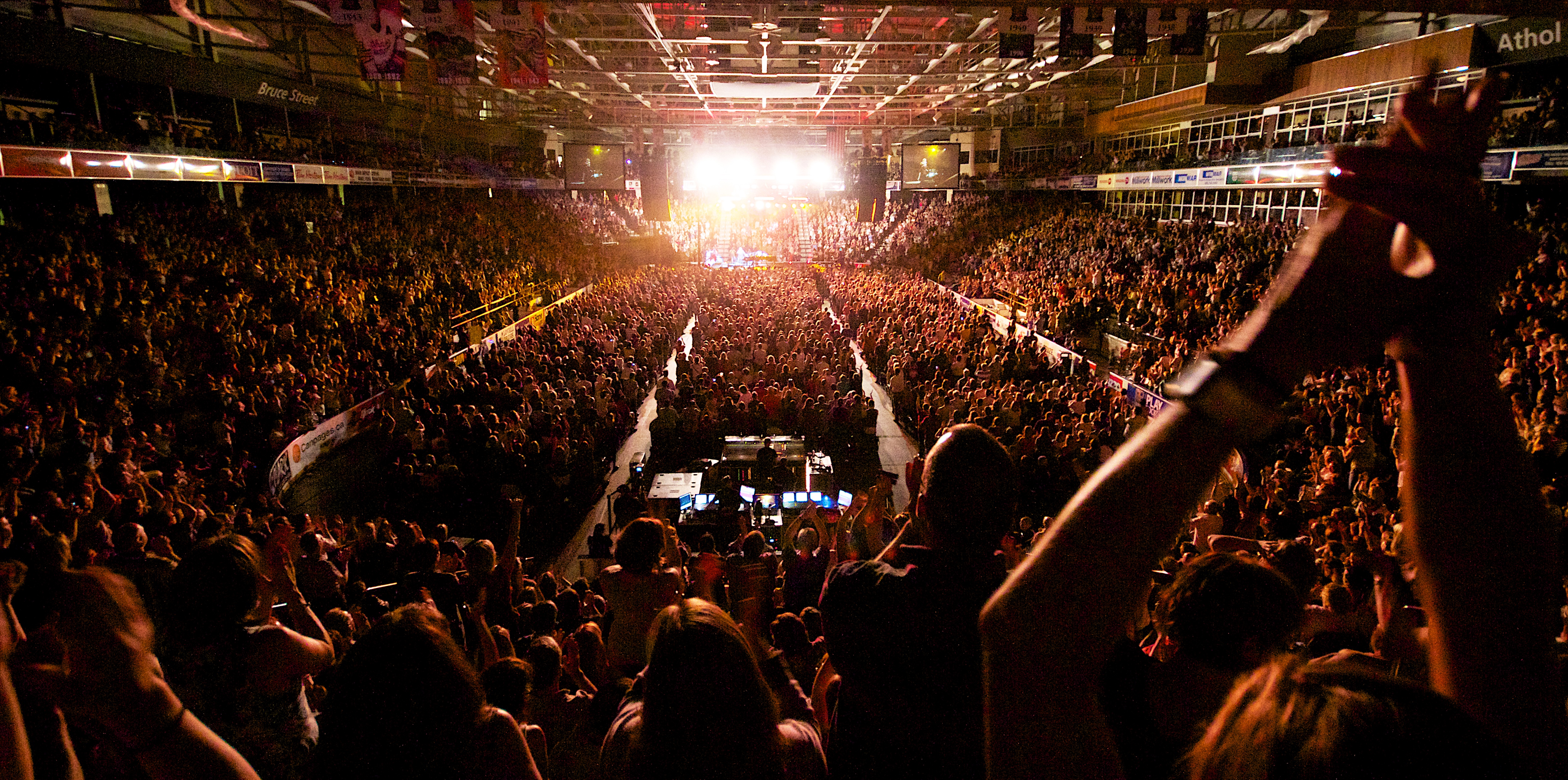 Crowd at Tribute Communities Centre