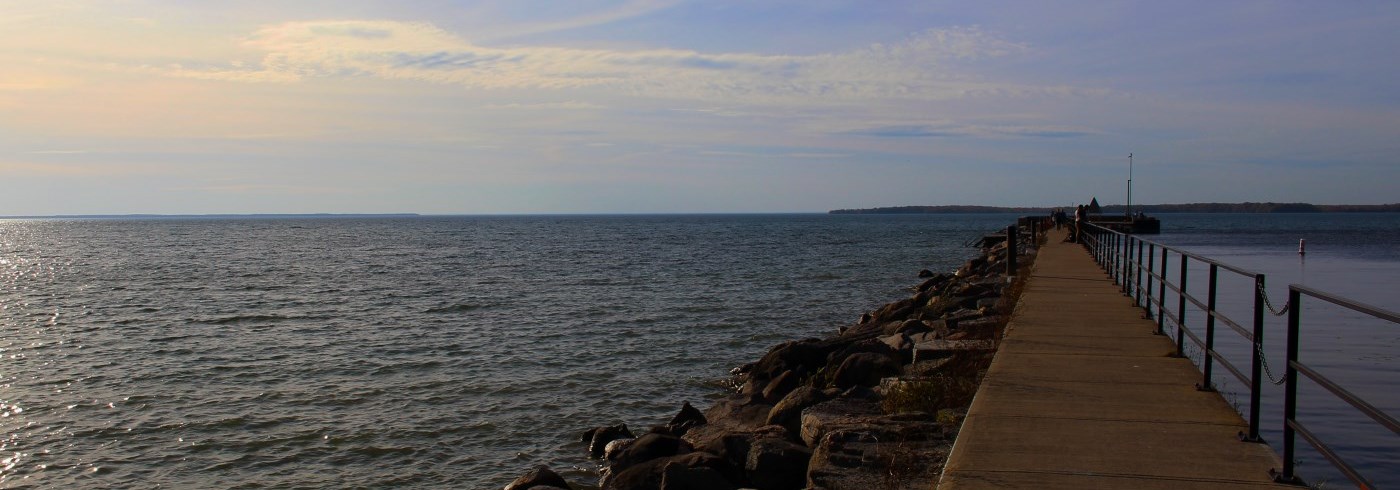 View of Lake Simcoe from the Beaverton Pier