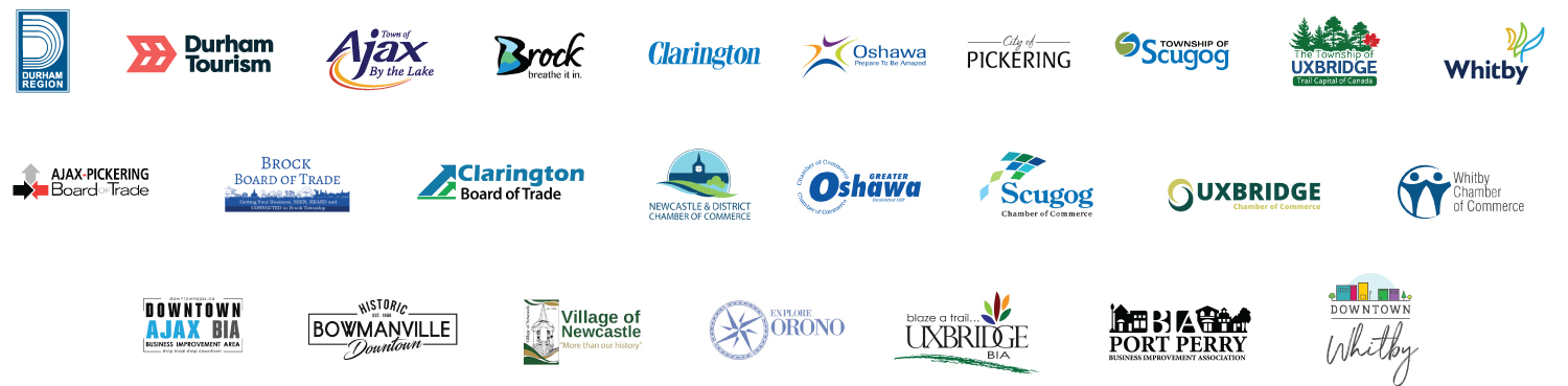 Images of municipal, chamber of commerce and business improvement area logos