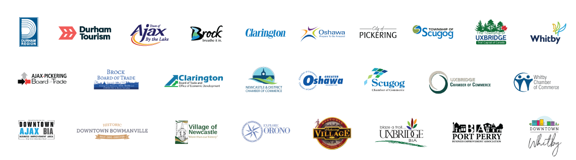 Images of municipal, chamber of commerce and business improvement area logos