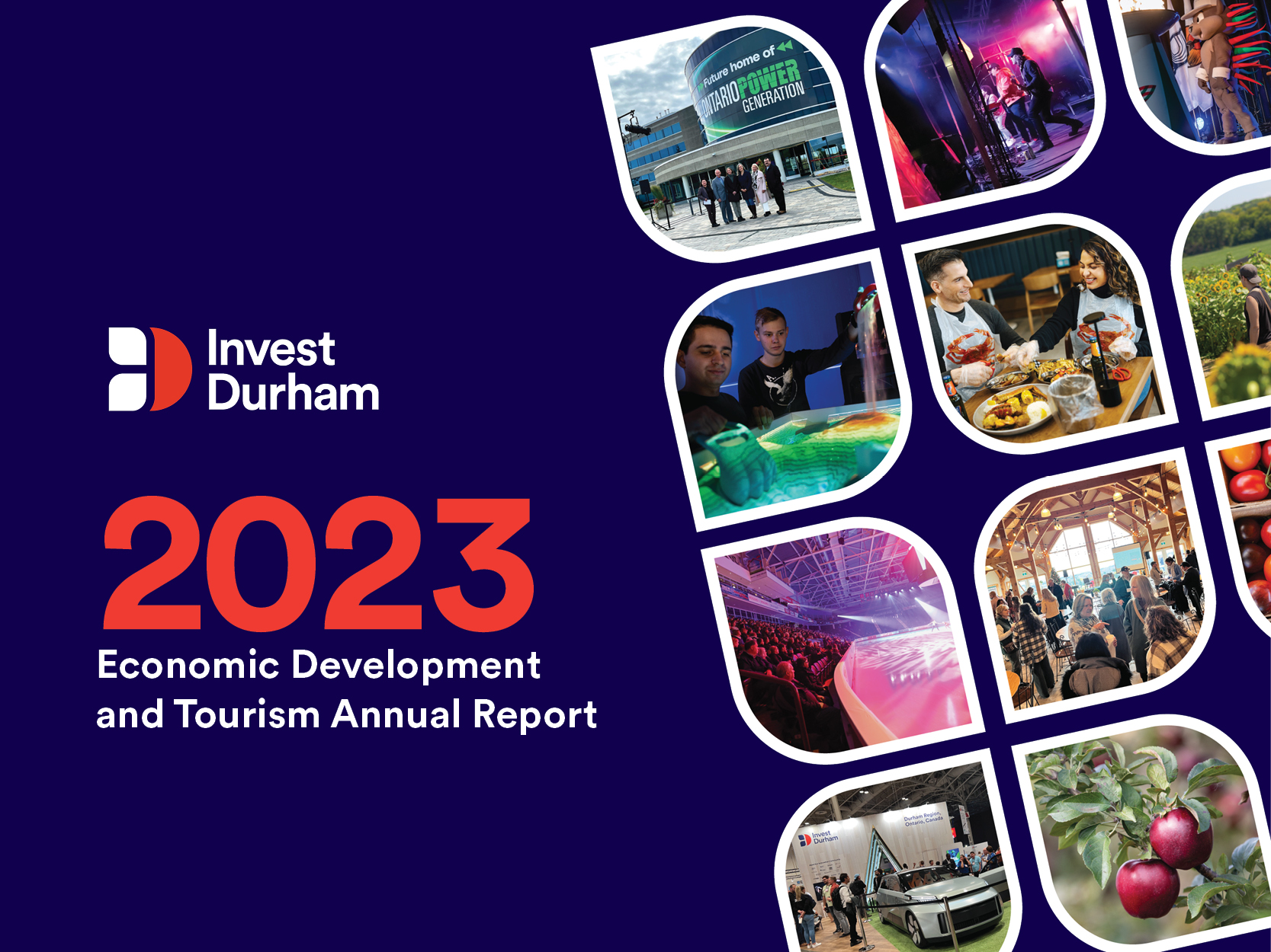 Graphic that reads, "2023 Economic Development and Tourism Annual Report".