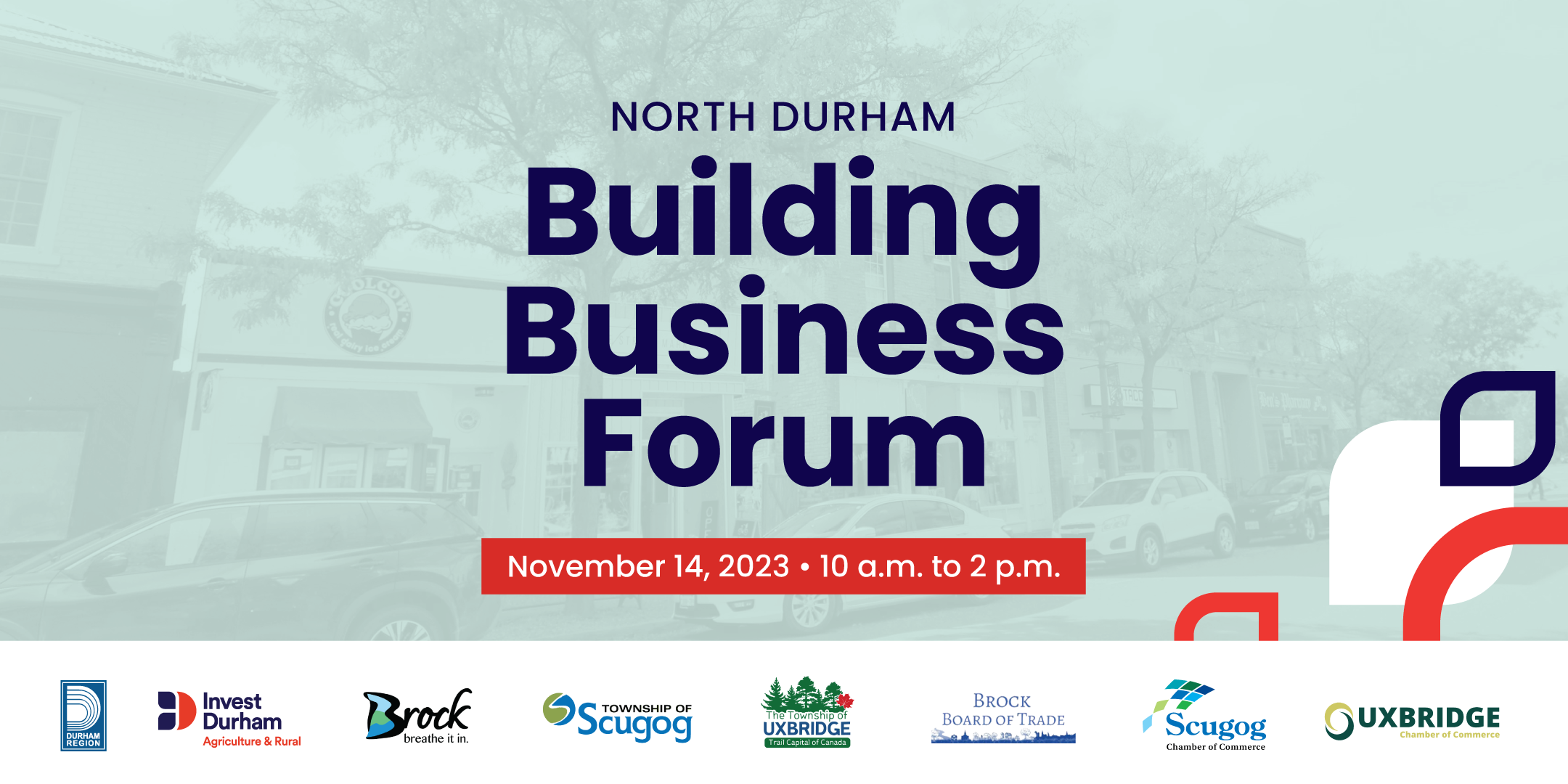 Graphic that reads, "North Durham Building Business Forum".