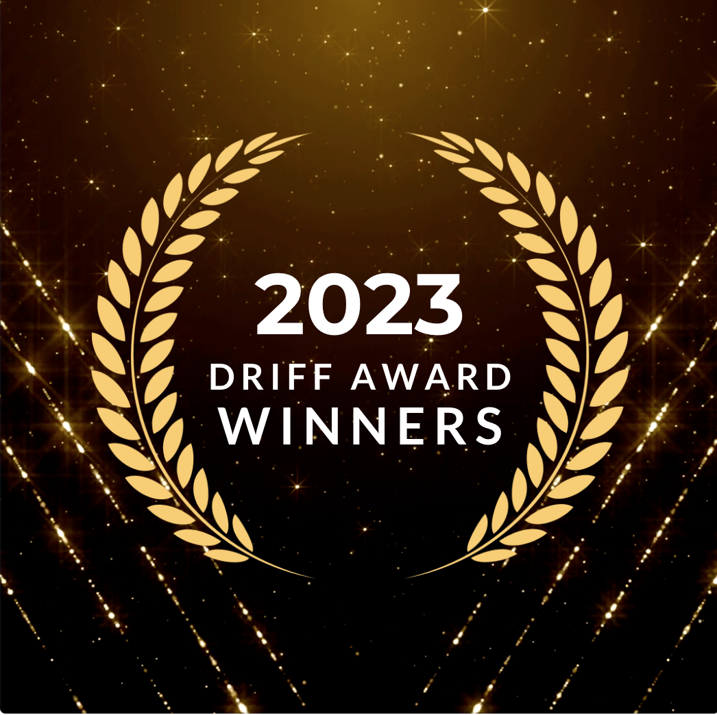 Graphic that reads, "DIRFF 2023 Award Winners".