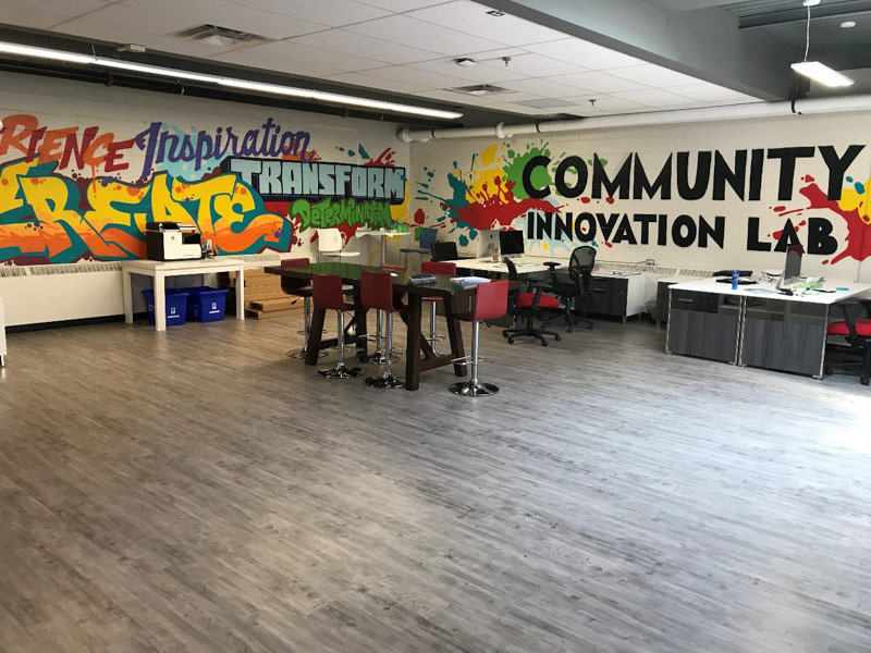 Community Innovation Lab work space