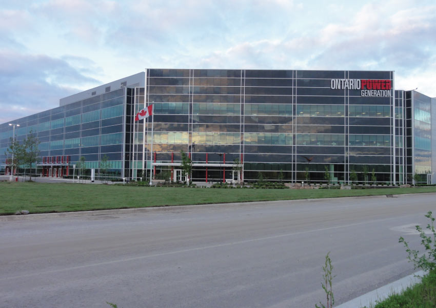 Ontario Power Generation exterior building.