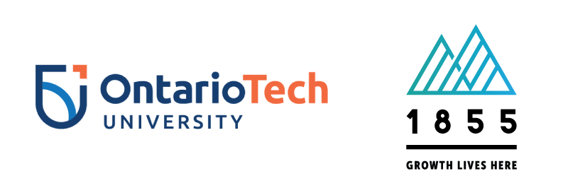 Ontario Tech University and 1855 Accelerator logos.