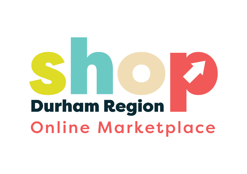 Shop Durham Region Online Marketplace logo.