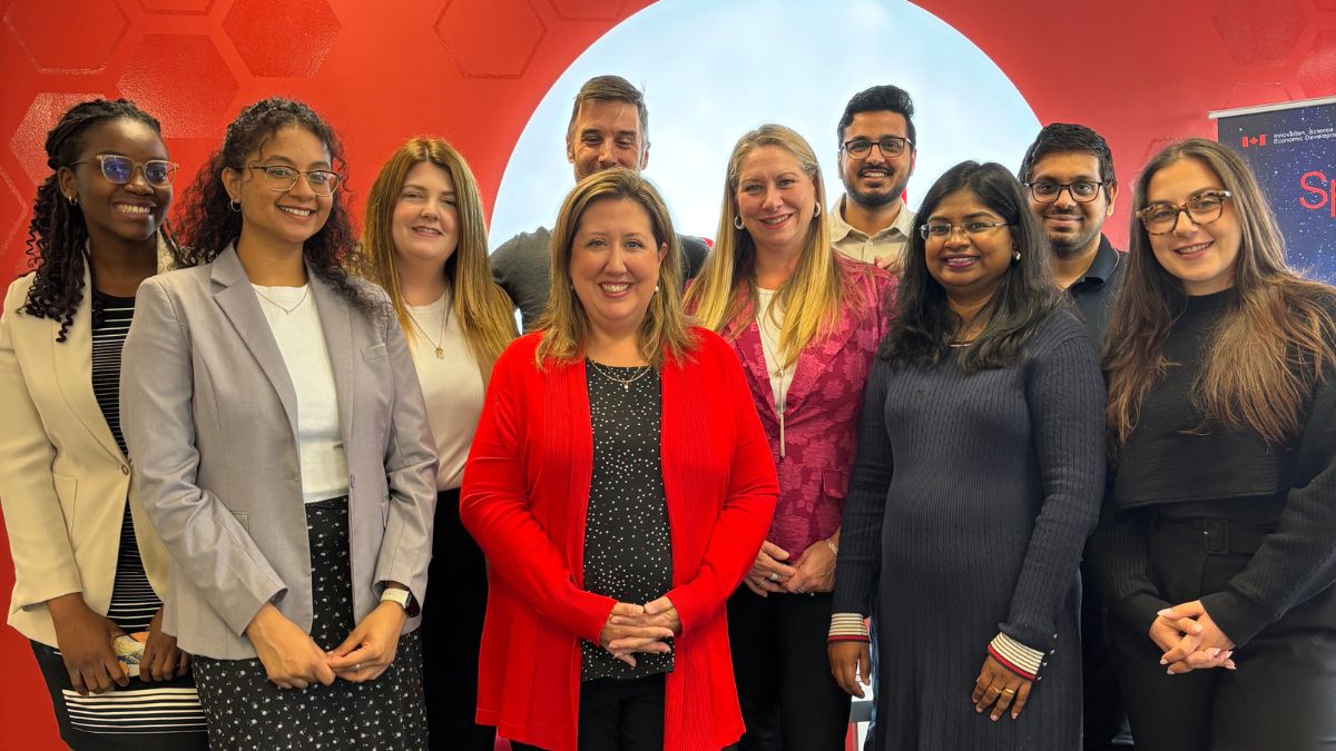 Team at Spark Centre in Oshawa, Ontario, Canada