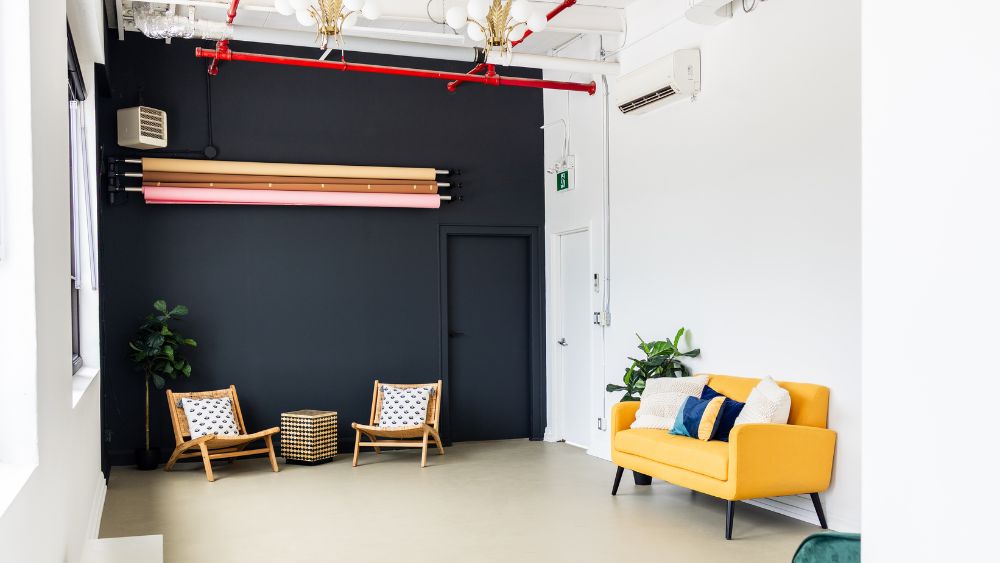 Studio rental space at The Wellington Lofts in Bowmanville, Ontario, Canada