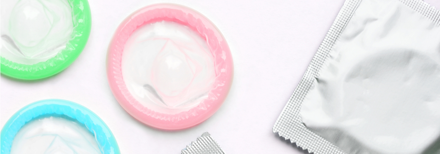 Male condoms.