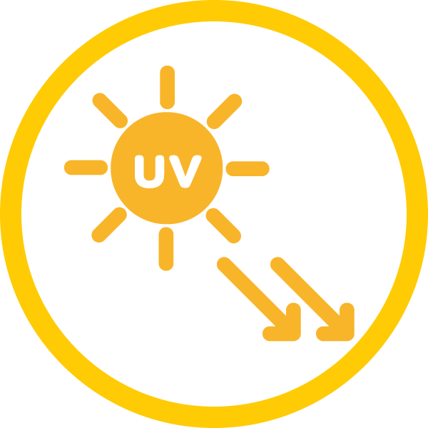 Sun icon.