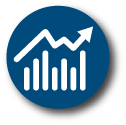 Graph icon. Graph icon.