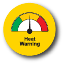 Heat gauge icon.