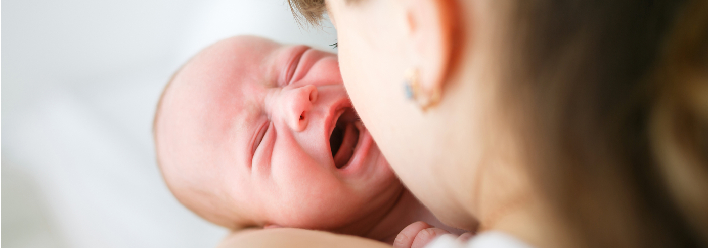 Newborn baby crying