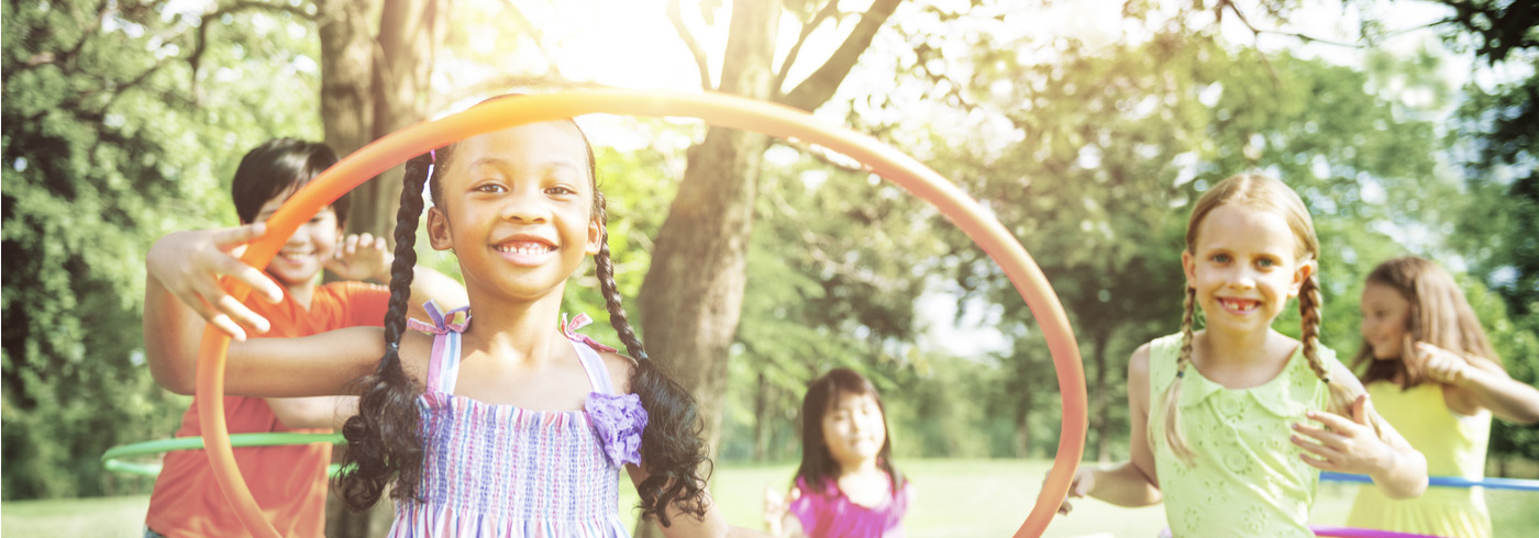 Children playing outside