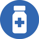 Vaccine vial icon. Vaccine vial icon.