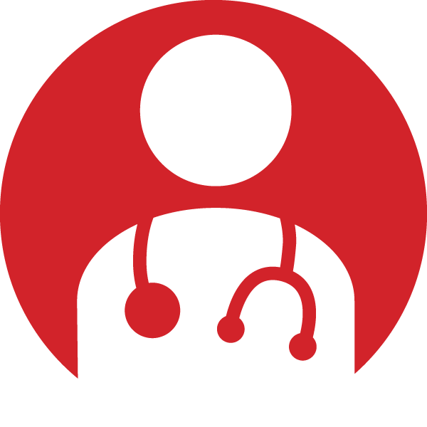 Health care professional icon. Health care professional icon.