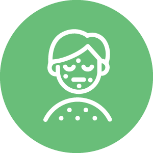 Measles symptoms icon