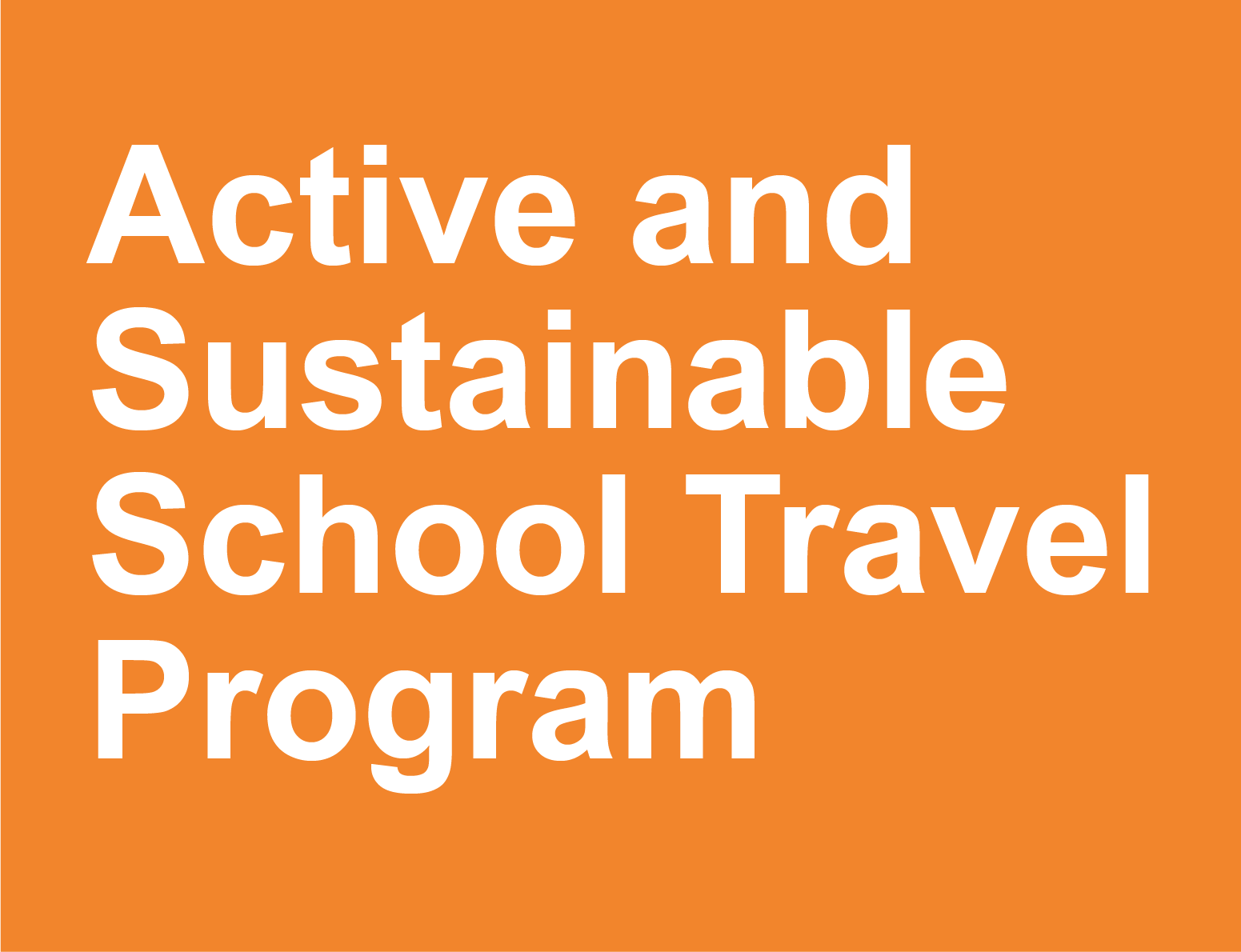 Active and Sustainable School Travel Program