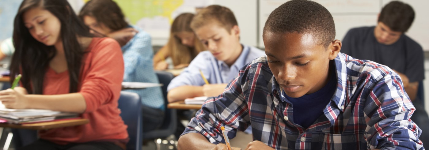 Highschool students in classroom