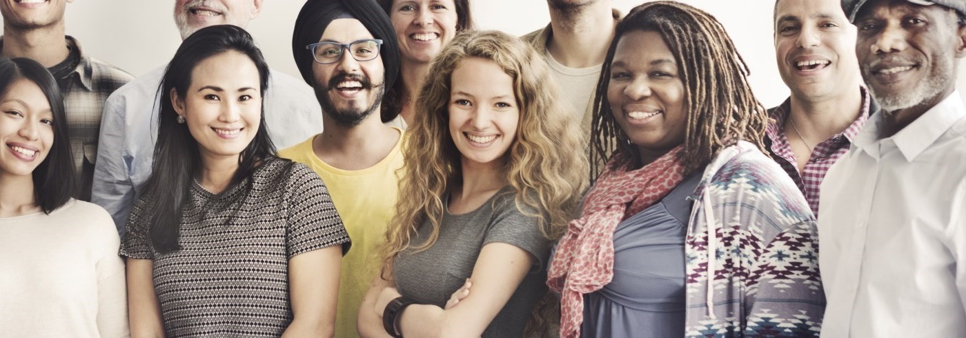 group of people smiling