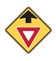 Yield sign.