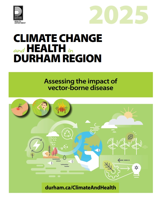 Cover page for Assessing the Impact of Vector-Borne Diseases in Durham Region report