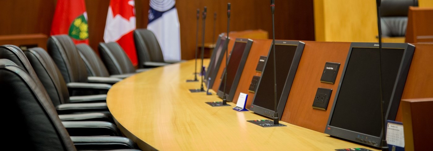 Council Chambers seats