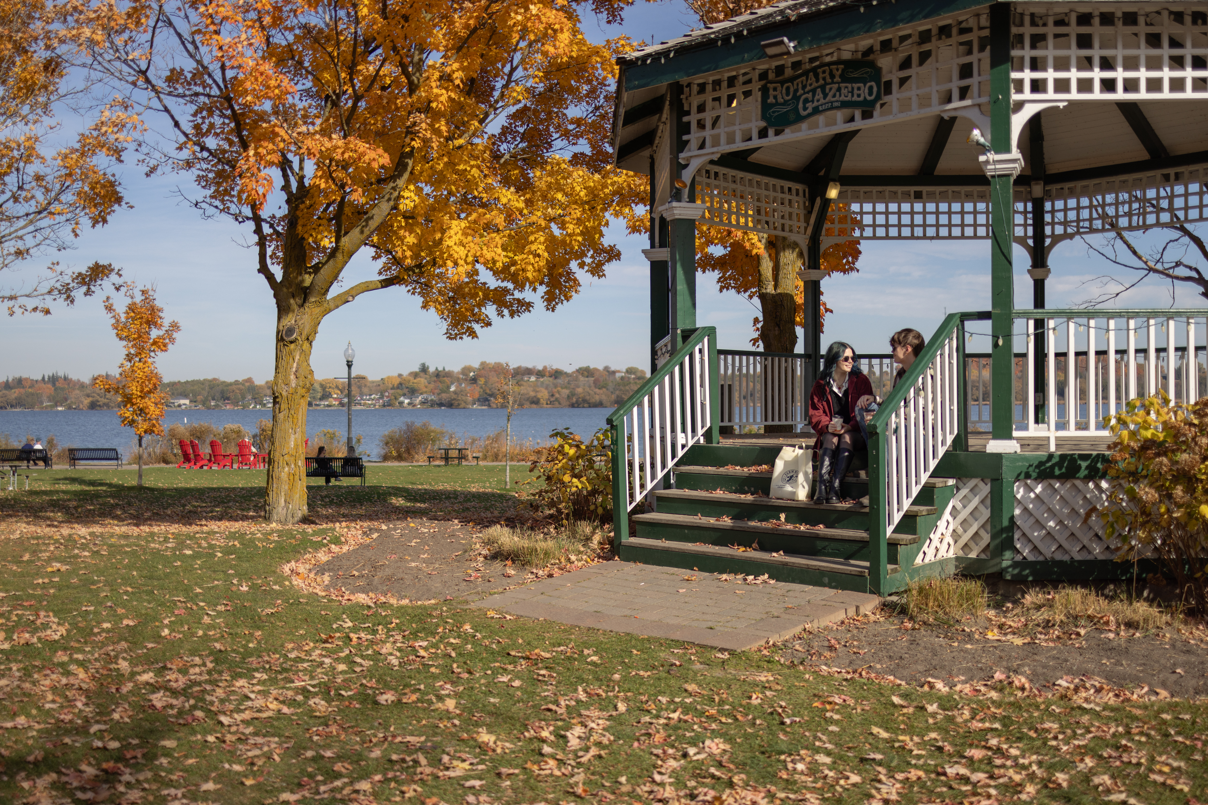 Waterfront view in Port Perry.