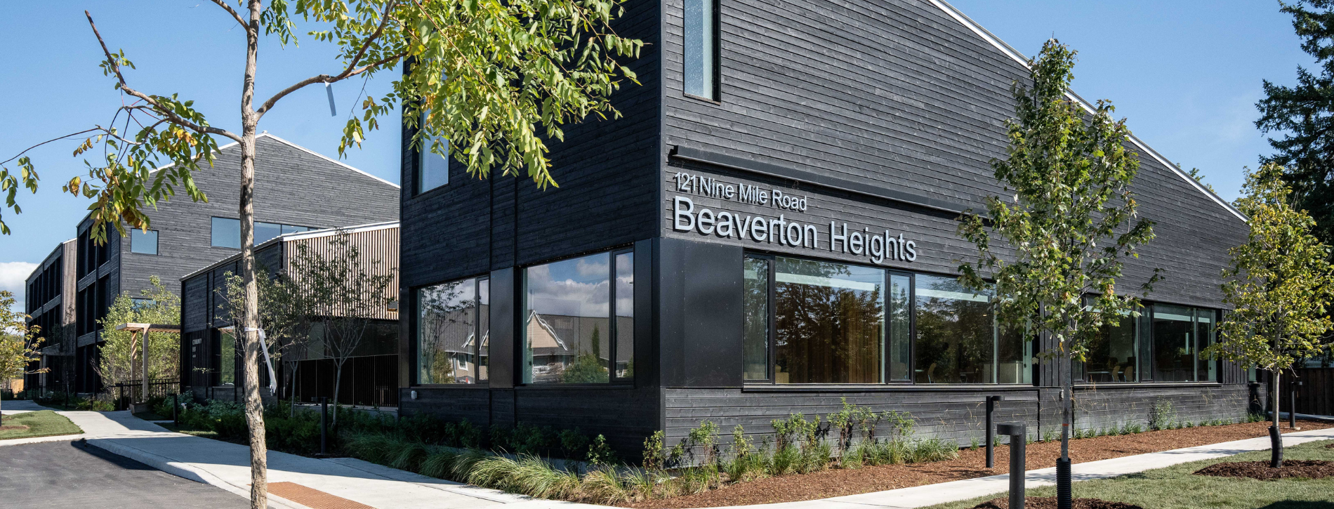 Outside view of Beaverton Heights.