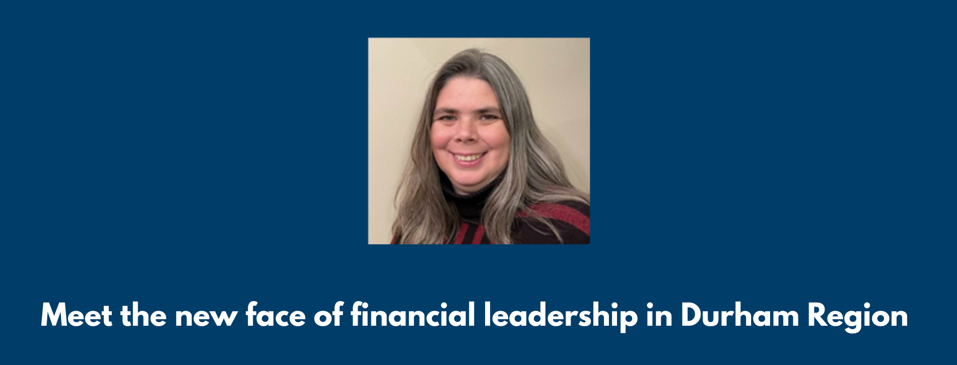 A head shot of Commissioner of Finance/Treasurer Nicole Pincombe.