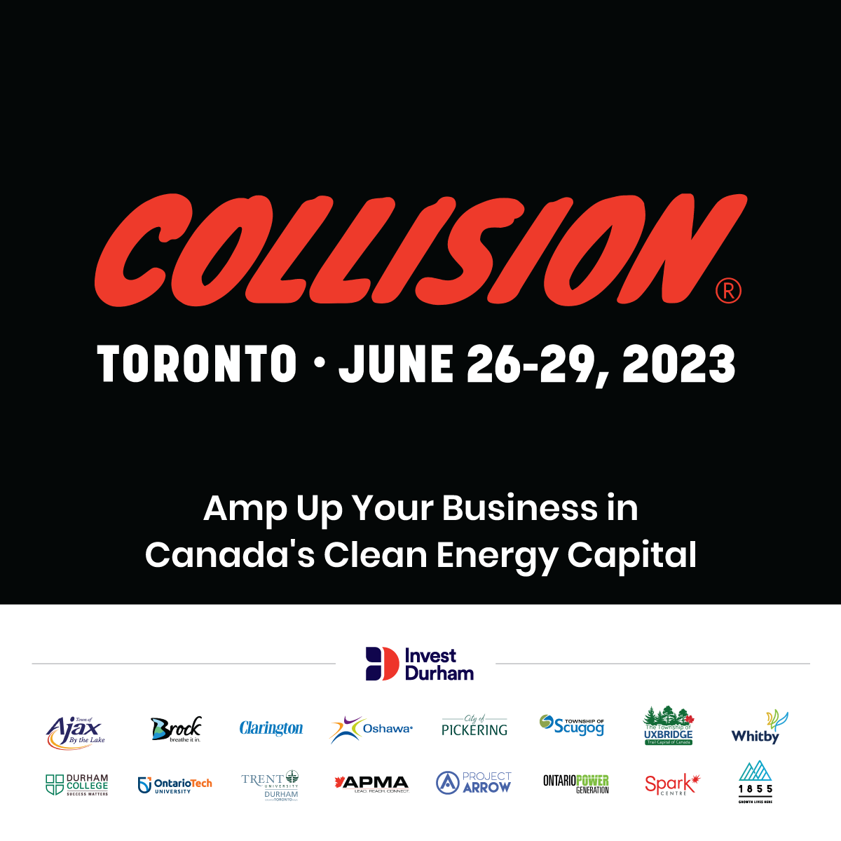 Durham Region’s innovation community set to energize Collision Conference with Project Arrow