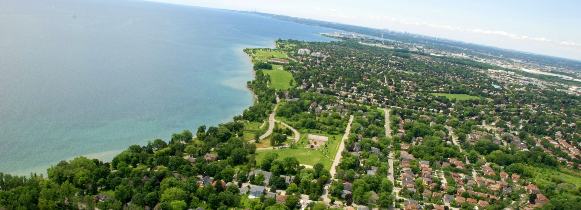 Aerial Image of Lake and Housing