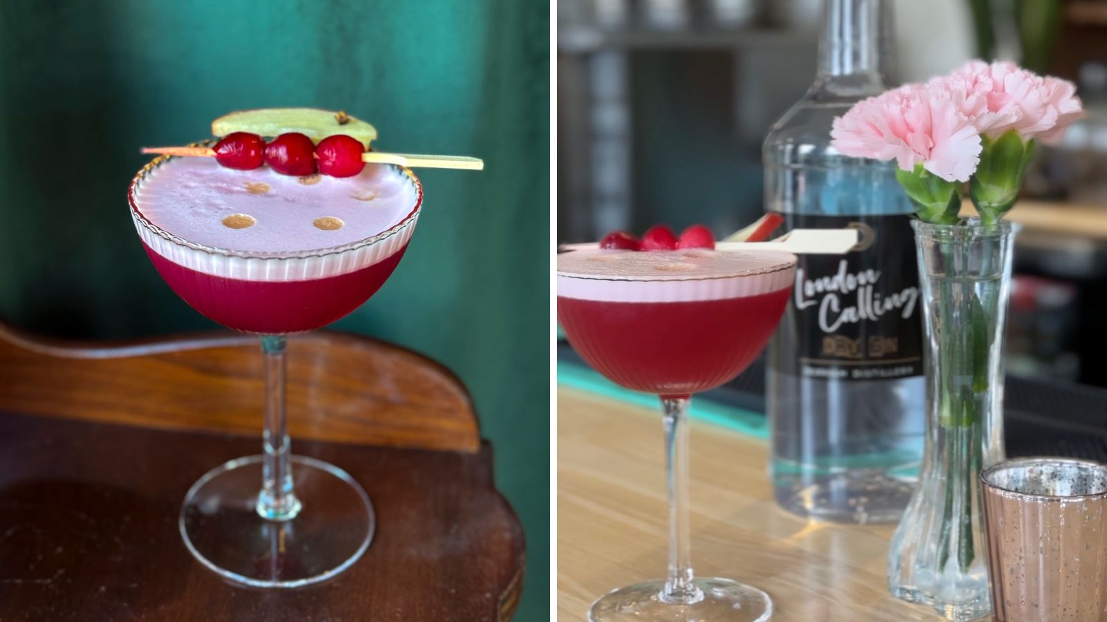 Santa's Little Helper cocktail from The Springwood in Whitby, Ontario