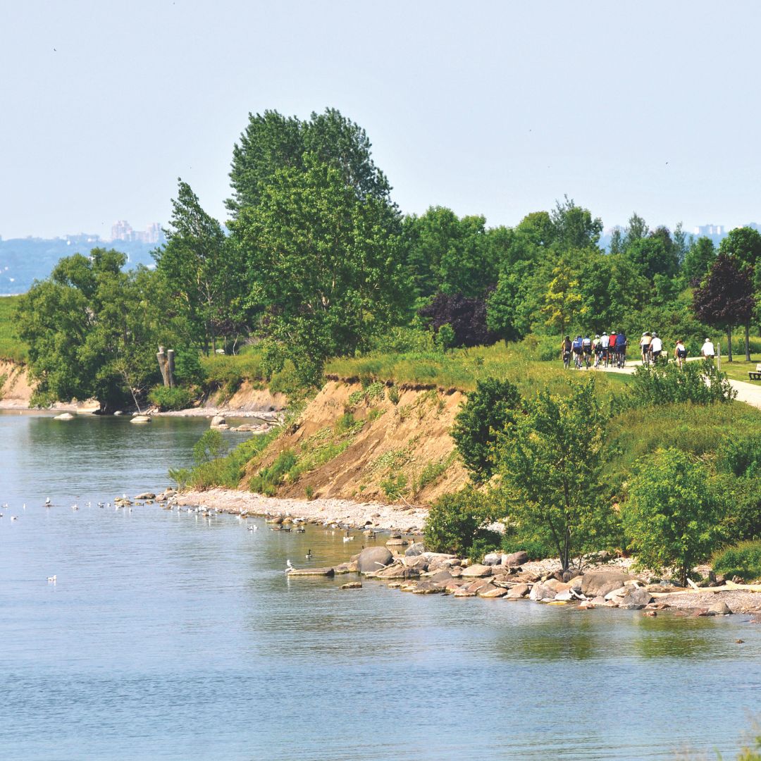 Waterfront trail in Ajax, Ontario
