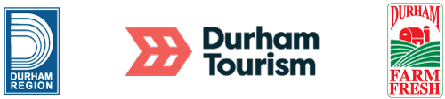 Region of Durham logo, Durham Tourism logo, Durham Farm Fresh logo