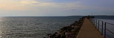 View of Lake Simcoe from the Beaverton Pier