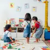 Three children playing together
