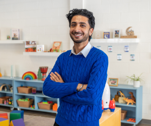 Photo of Gurloveleen in a child care centre.