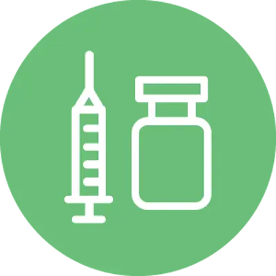 Measles vaccines icon