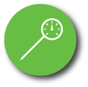 Thermometer icon. Thermometer icon.